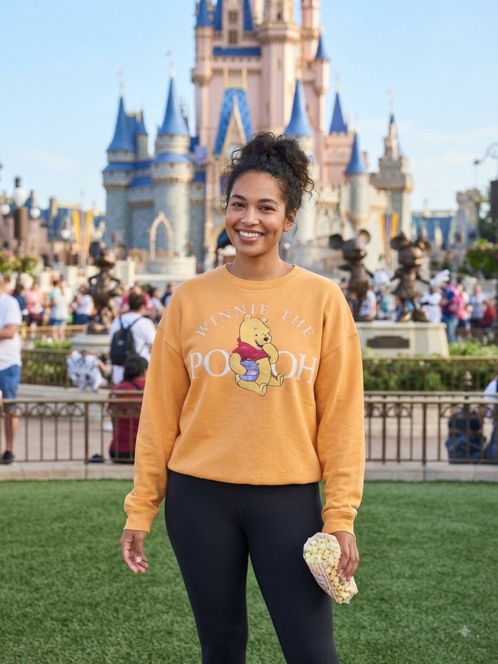 Disney Winnie the Pooh Graphic Crewneck Sweatshirt
